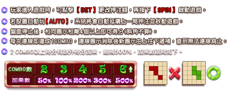 魔法糖果-遊戲説明