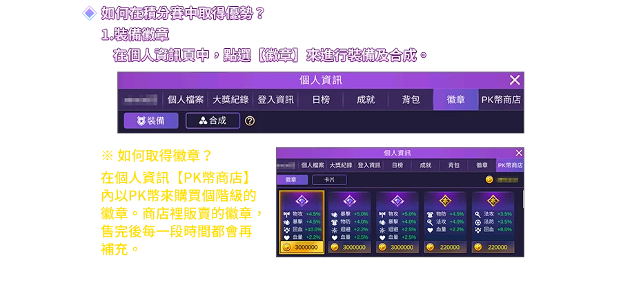 積分館-遊戲説明