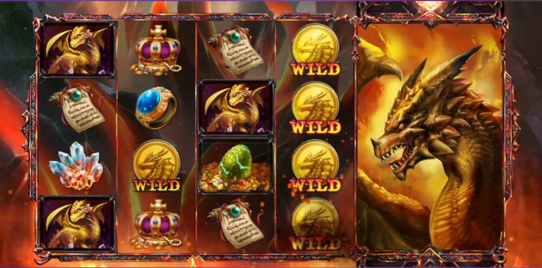 星城龍的遊戲,巨龍怒吼WILD從天降 星城巨龍寶藏FREEGAME畫面-龍的遊戲