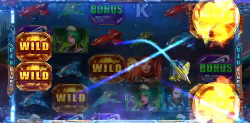 戰列艦追擊,盤面引爆 盤面圖示轉變爆炸(WILD)-星戰啟航