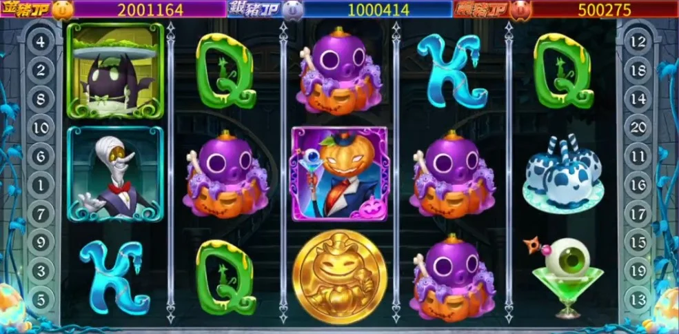 怪奇胖普金派對,滾輪連線超刺激 胖普金派對遊戲畫面-萬聖節玩的遊戲