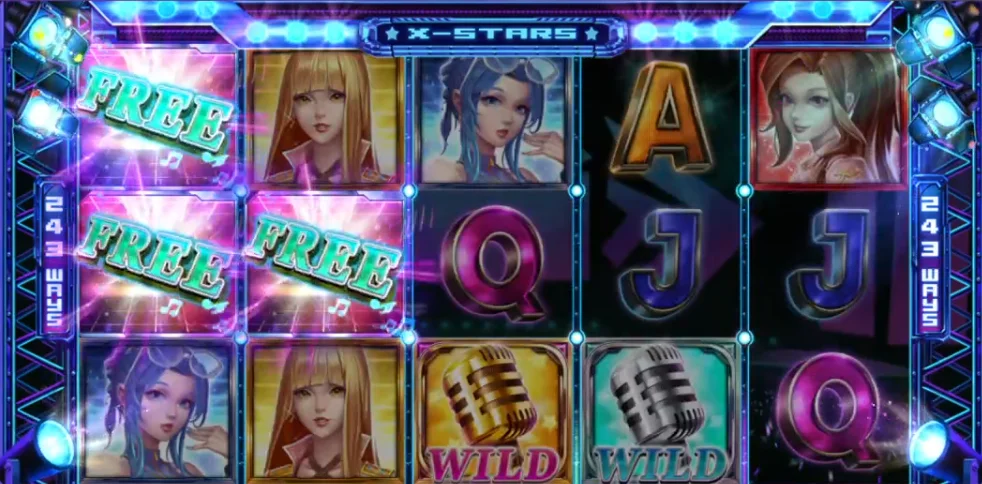 進入FREE GAME畫面-XSTARS