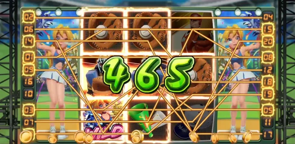 強棒SLOTGO擊中盤面圖示,轉換WILD增連線 強棒SLOTGO圖示轉換WILD-運動遊戲