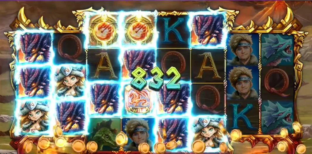 狩龍勇者龍魂WILD鎖定,輕鬆連線爆彩金 星城狩龍勇者FREEGAME畫面-龍遊戲