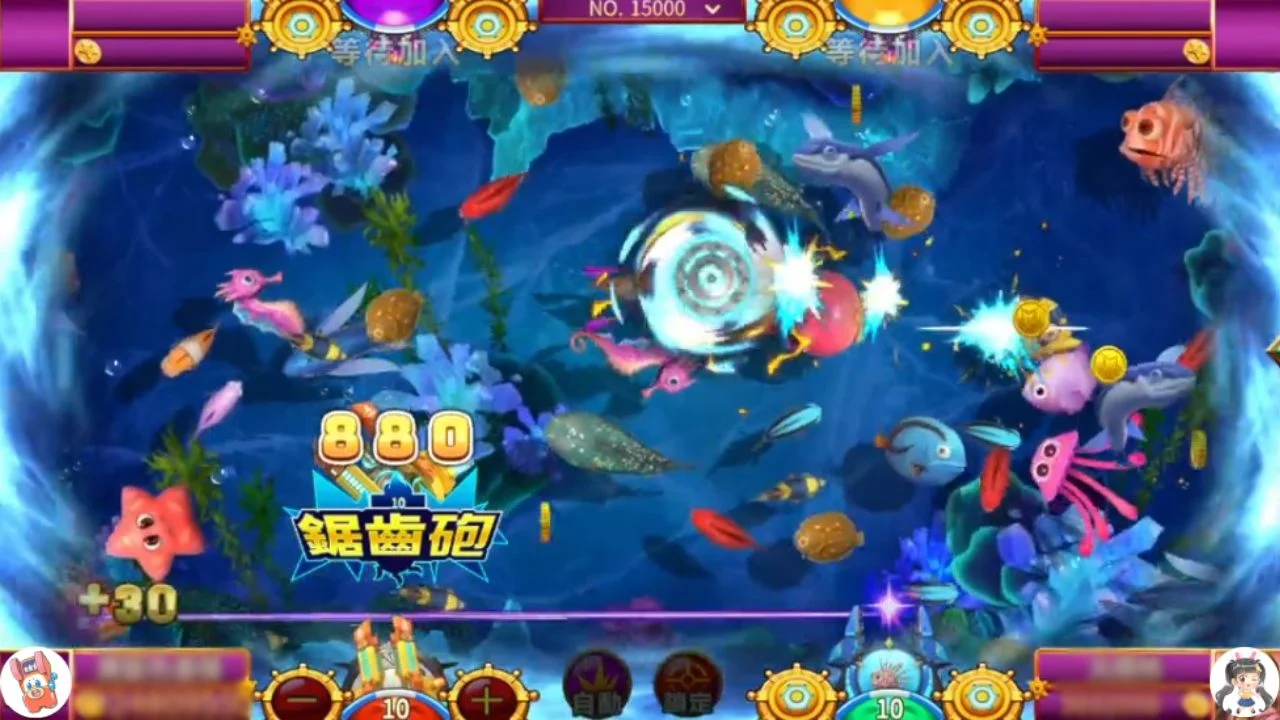 鯊很大2鋸齒砲,攻擊路徑所有魚種 線上多人遊戲鯊很大2發射鋸齒砲-多人連線遊戲