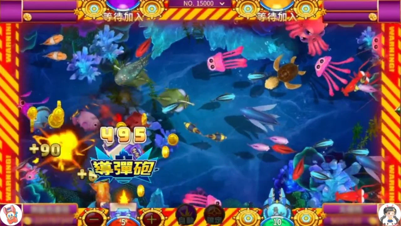 鯊很大2導彈砲,區域內所有魚種逃不掉 線上多人遊戲鯊很大2發射導彈砲-多人連線遊戲