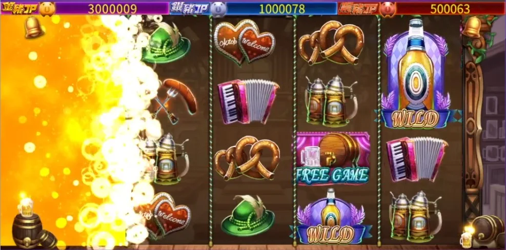 啤酒波浪來襲,向右推進增彩金 啤酒波浪來襲-線上烤肉遊戲