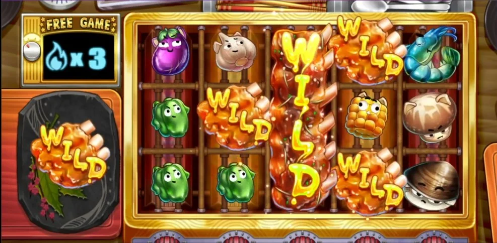 中秋夯肉肋排WILD,輕鬆連線美味上桌 FREE GAME肋排掉落-線上烤肉遊戲