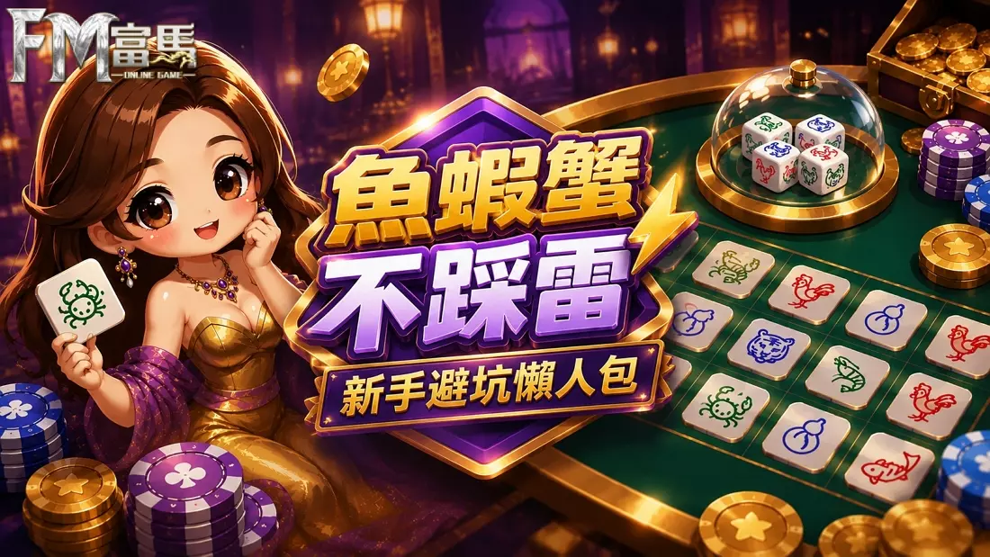 魚蝦蟹玩法看起來簡單，但很多新手第一把就下錯注